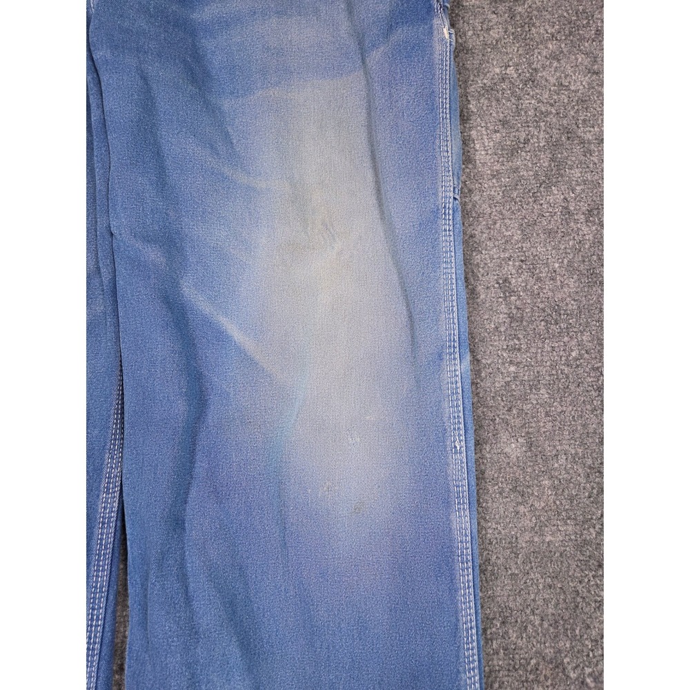Berne Workwear Denim Bib Overalls Mens 40x34 Blue Carpenter B913DN - Picture 6 of 10